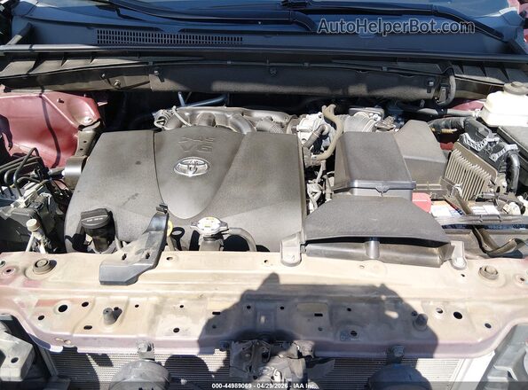 5TDKZRFH7JS285035 2018 TOYOTA LE Burgundy უკანა ხედი