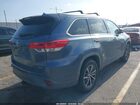 2018 Toyota Highlander Xle Blue vin: 5TDKZRFH8JS285237