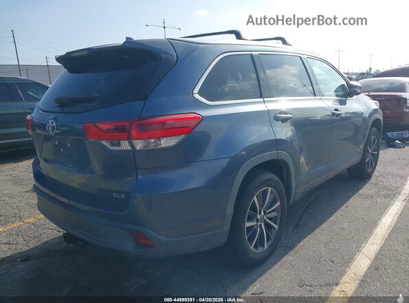 5TDKZRFH8JS285237 2018 TOYOTA LE Blue Задня права чверть