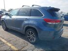 2018 Toyota Highlander Xle Blue vin: 5TDKZRFH8JS285237
