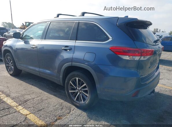 5TDKZRFH8JS285237 2018 TOYOTA LE Blue Задня ліва чверть