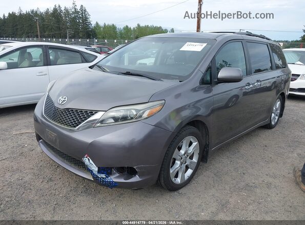 5TDXK3DC1GS736662 2016 TOYOTA SIENNA Серый Передняя левая четверть