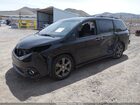 2016 Toyota Sienna Se Premium 8 Passenger Black vin: 5TDXK3DC4GS697842