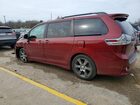 2017 Toyota Sienna Se 8-passenger Бордовый vin: 5TDXZ3DC0HS848365