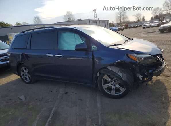 5TDXZ3DC3KS996775 2019 TOYOTA SIENNA Blue Delantero derecho
