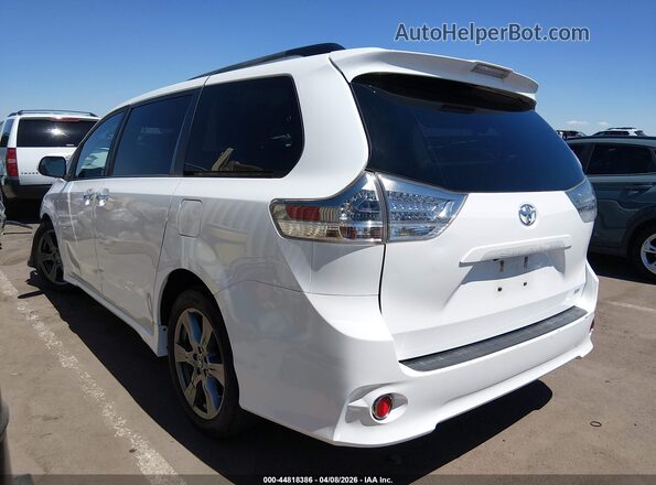 5TDXZ3DCXJS942341 2018 TOYOTA SIENNA White Tył lewy