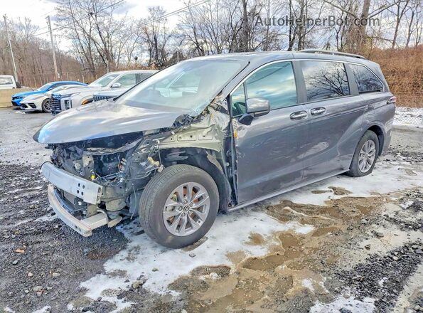 5TDYRKEC6SS242010 2025 TOYOTA LE Серый Передняя левая четверть