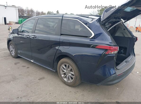 5TDYRKEC8MS059470 2021 TOYOTA LE Blue უკანა მარცხენა