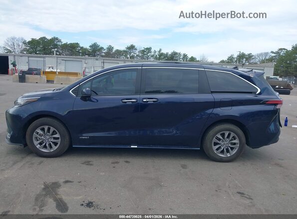 5TDYRKEC8MS059470 2021 TOYOTA LE Blue სალონის 360-გრადუსიანი ხედი