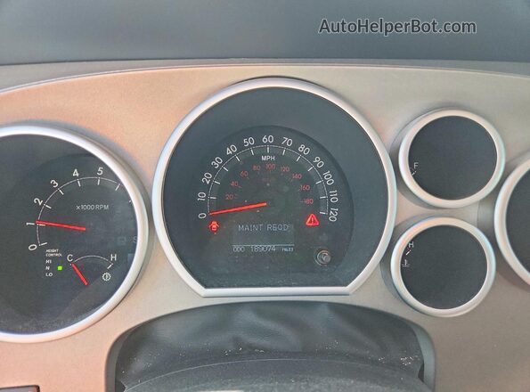 5TDYY5G17GS062574 2016 TOYOTA SEQUOIA White Вид щитка приладів