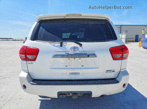 5TDYY5G17GS062574 2016 TOYOTA SEQUOIA White Вид ззаду