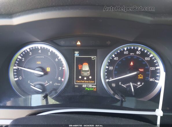 5TDYZRFH9JS248420 2018 TOYOTA LIMITED Burgundy Հետևի նստատեղերի տեսք