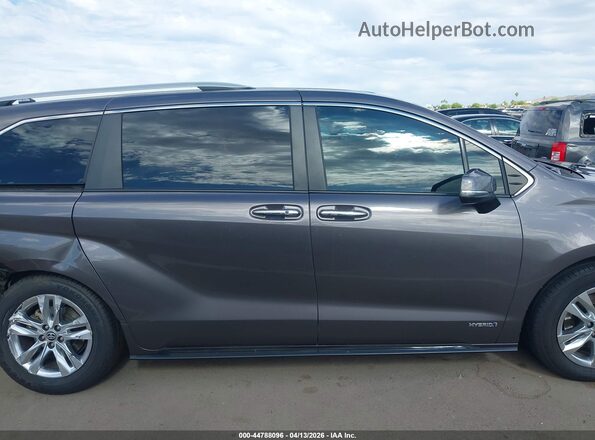 5TDZRKEC3MS002064 2021 TOYOTA LIMITED Серый Вид панели приборов