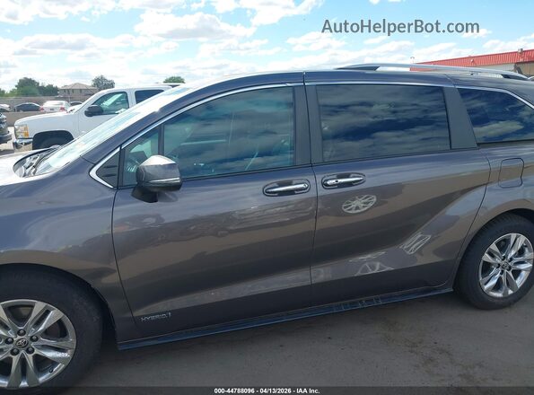 5TDZRKEC3MS002064 2021 TOYOTA LIMITED Серый Вид щитка приборов