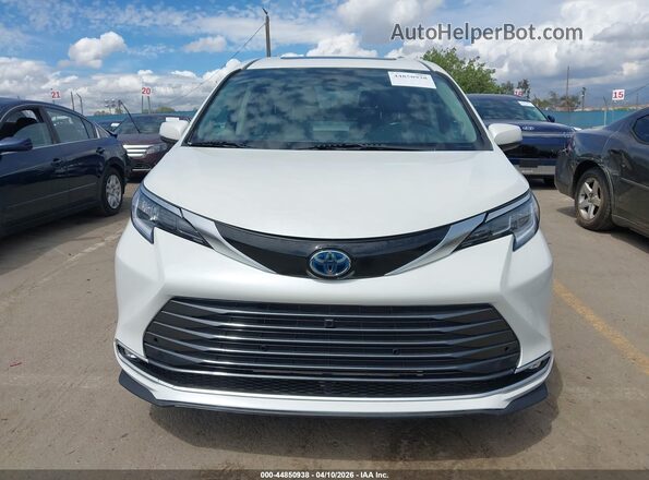 5TDZRKEC7MS009776 2021 TOYOTA LIMITED White Widok deski rozdzielczej
