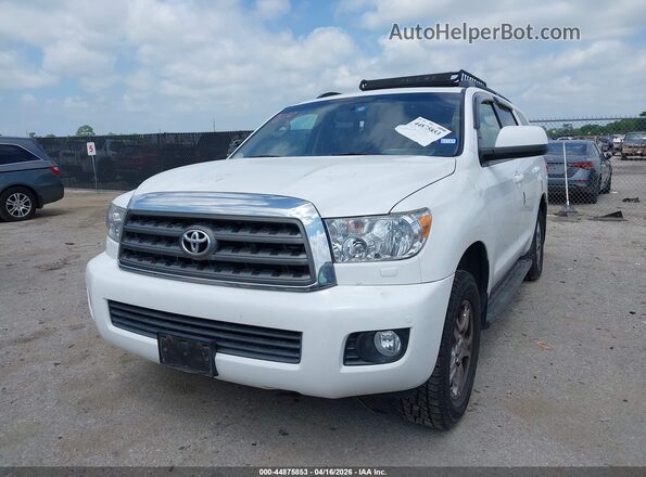 5TDZY5G16GS063199 2016 TOYOTA SEQUOIA White Передня ліва чверть