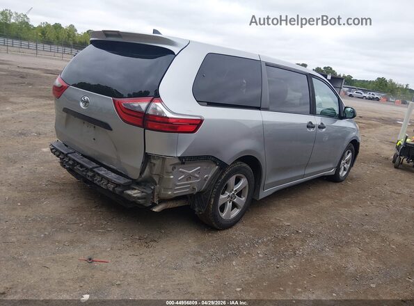 5TDZZ3DC0LS029972 2020 TOYOTA SIENNA Silver უკანა მარჯვენა