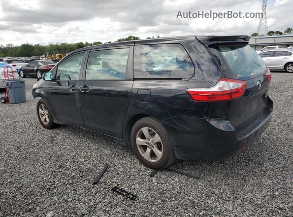 5TDZZ3DC5JS928730 2018 TOYOTA SIENNA Черный Задняя левая четверть