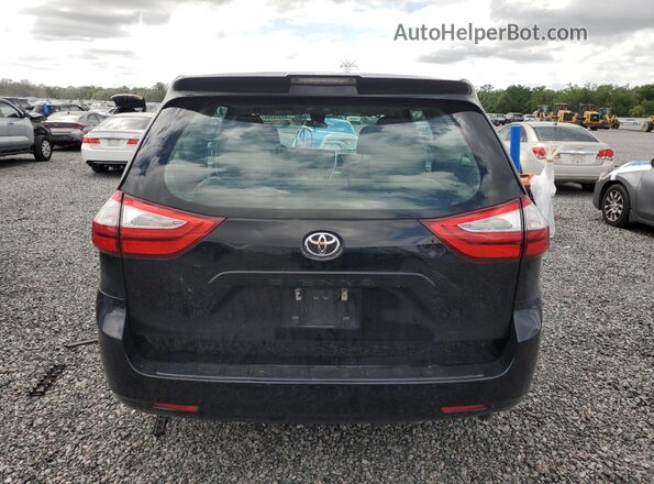 5TDZZ3DC5JS928730 2018 TOYOTA SIENNA Черный Вид сзади
