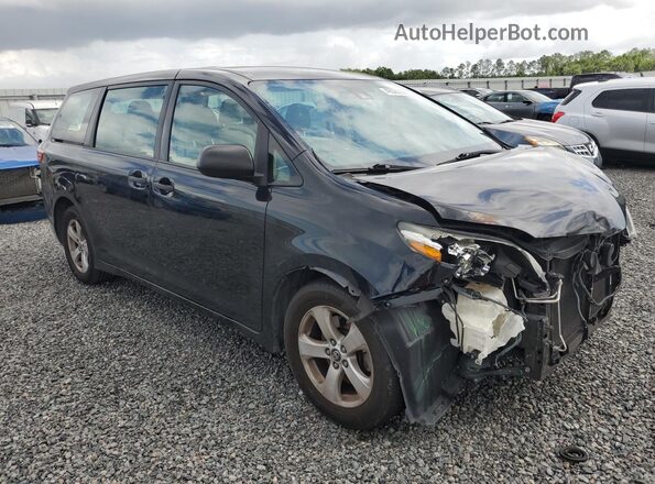 5TDZZ3DC5JS928730 2018 TOYOTA SIENNA Черный Передняя правая четверть