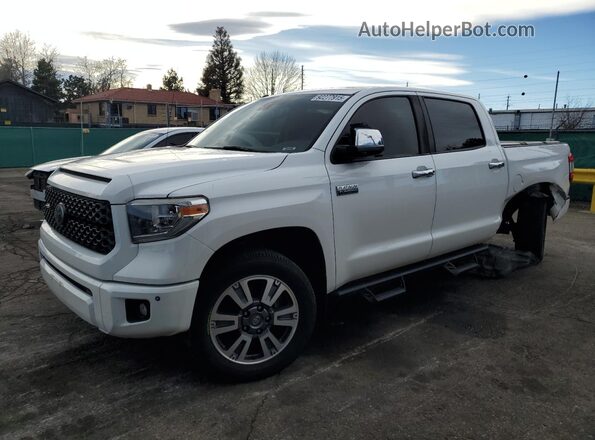 5TFAY5F16KX823178 2019 TOYOTA TUNDRA White Առջևի ձախ երեք քառորդ տեսարան