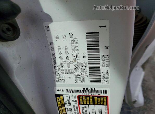 5TFDY5F17LX915527 2020 TOYOTA TUNDRA White Vista del compartimento del motor