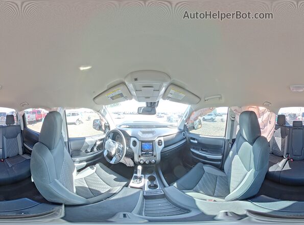 5TFEM5F10KX135447 2019 TOYOTA TUNDRA Charcoal Widok naklejki z numerem VIN