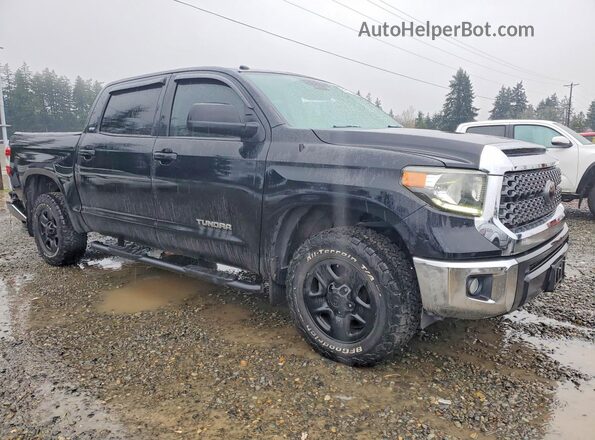 5TFEM5F15KX135394 2019 TOYOTA TUNDRA Черный Передняя правая четверть