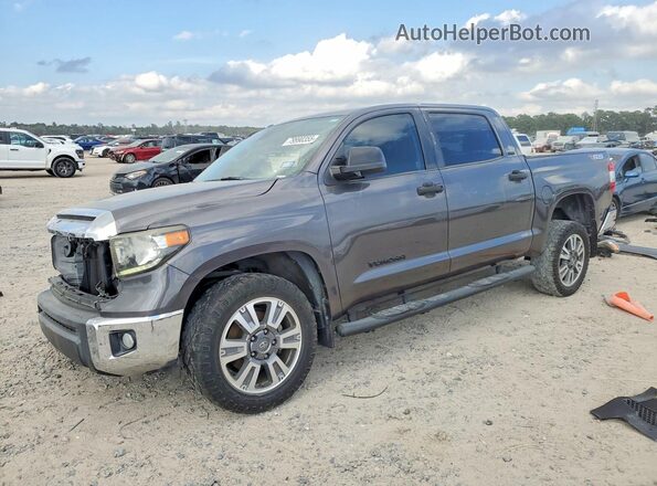 5TFEM5F16KX142189 2019 TOYOTA TUNDRA Серый Передняя левая четверть