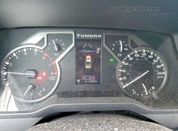 5TFKB5DA8NX005836 2022 TOYOTA LE Black Widok zestawu wskaźników