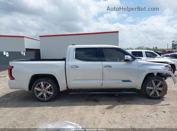 5TFVC5DB4PX018654 2023 TOYOTA TUNDRA HYBRID White Вид задньої частини салону