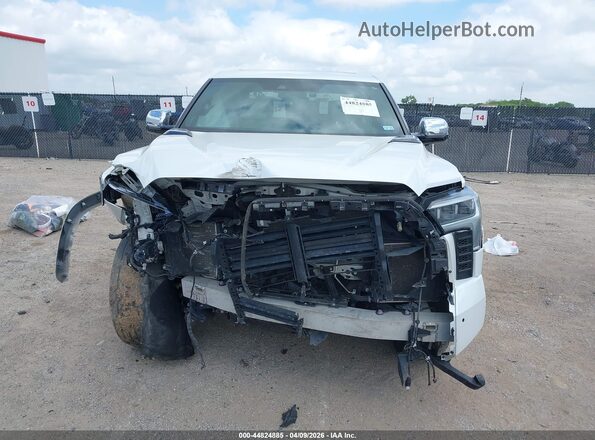 5TFVC5DB4PX018654 2023 TOYOTA TUNDRA HYBRID White Вид щитка приладів