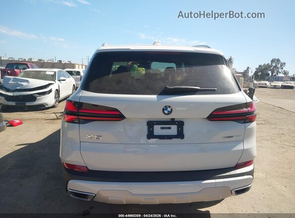 5UX13EU02S9Z34239 2025 BMW X5 White 