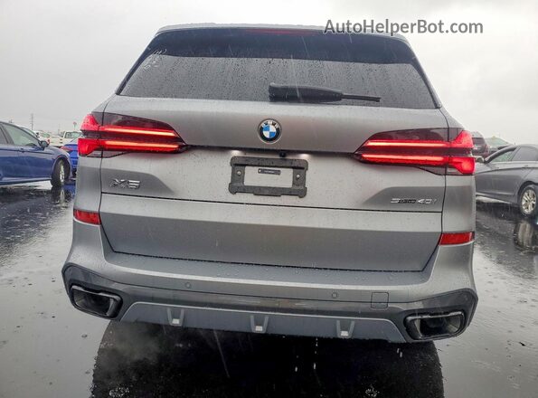5UX13EU06S9W85699 2025 BMW X5 Серый Вид сзади