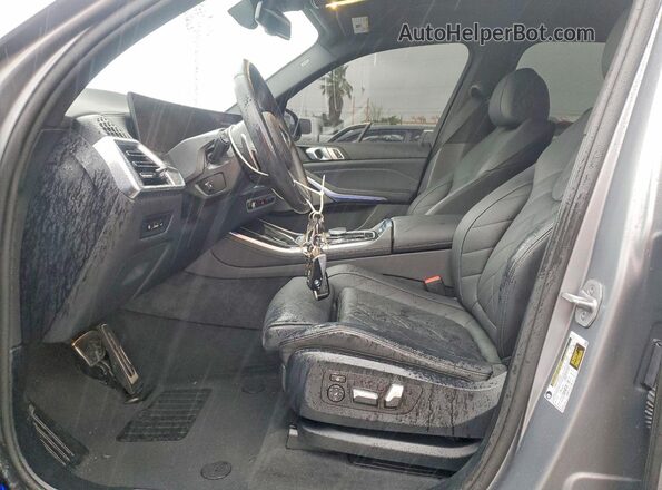 5UX13EU06S9W85699 2025 BMW X5 Серый Вид салона спереди