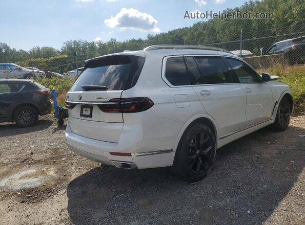 5UX23EM01P9P25098 2023 BMW X7 White Rear right