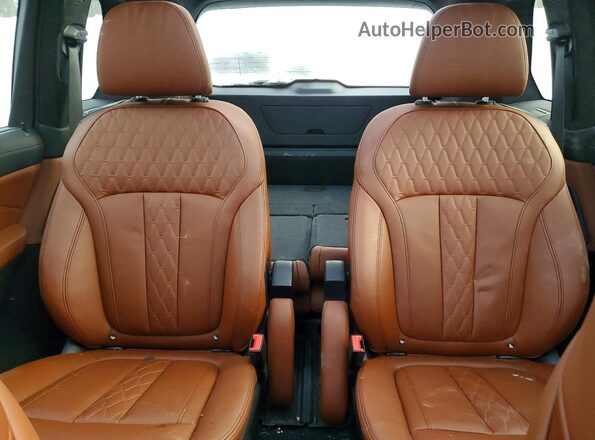 5UX23EM06P9R80586 2023 BMW X7 Темно-бордовый Вид задних сидений