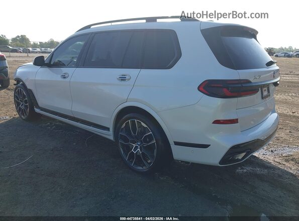 5UX23EM07S9W44955 2025 BMW X7 White Tył lewy
