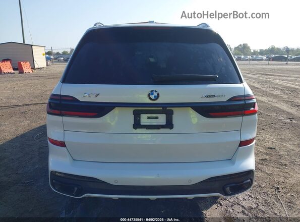 5UX23EM07S9W44955 2025 BMW X7 White 