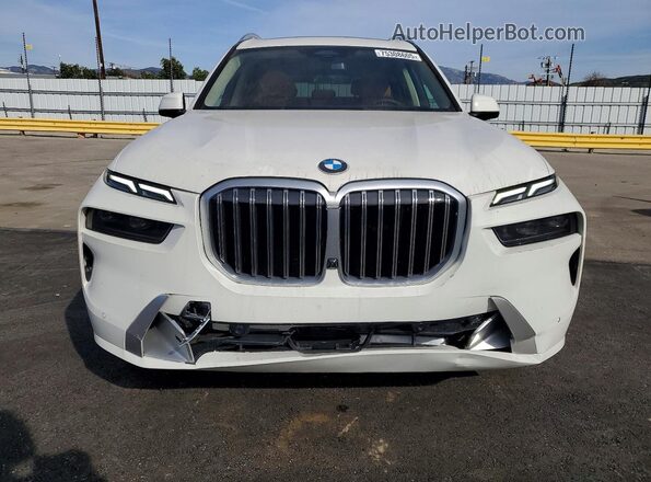 5UX23EM07T9160561 2026 BMW X7 White Vista frontal