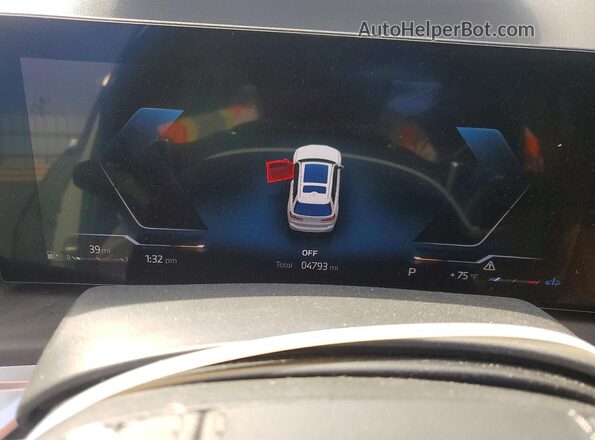 5UX23EM07T9160561 2026 BMW X7 White Vista del cuadro de instrumentos