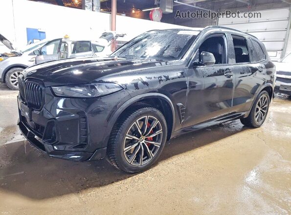 5UX23EU04R9V87558 2024 BMW X5 Черный Передняя левая четверть