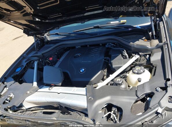 5UX33DT02N9L33776 2022 BMW X4 Black Widok z tyłu