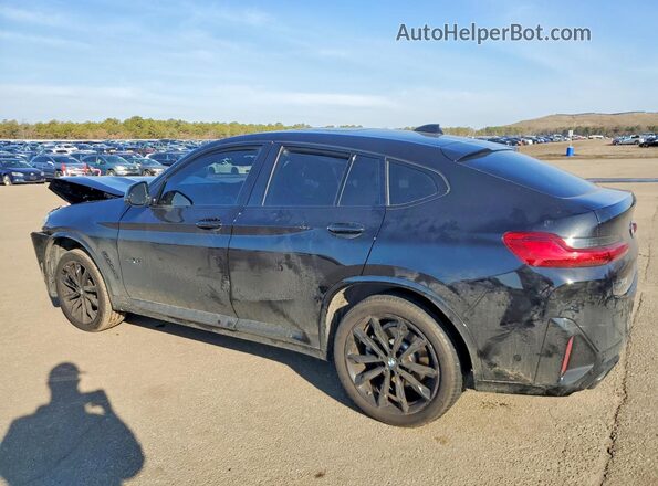 5UX33DT07S9X83547 2025 BMW X4 Черный Задняя левая четверть