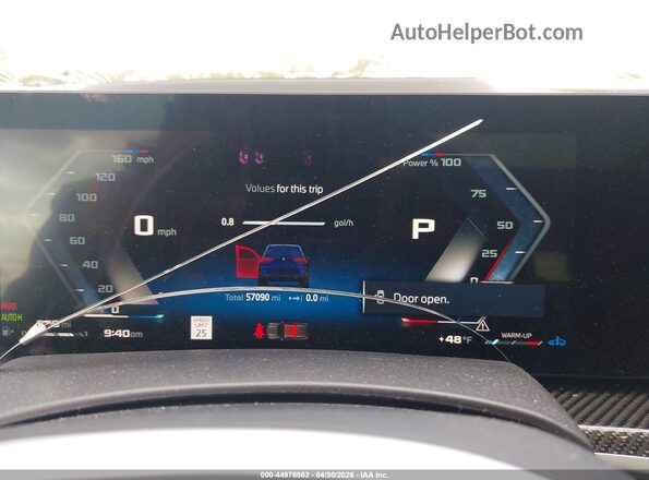 5UX33EU0XR9S52812 2024 BMW X5 Синий Вид задних сидений