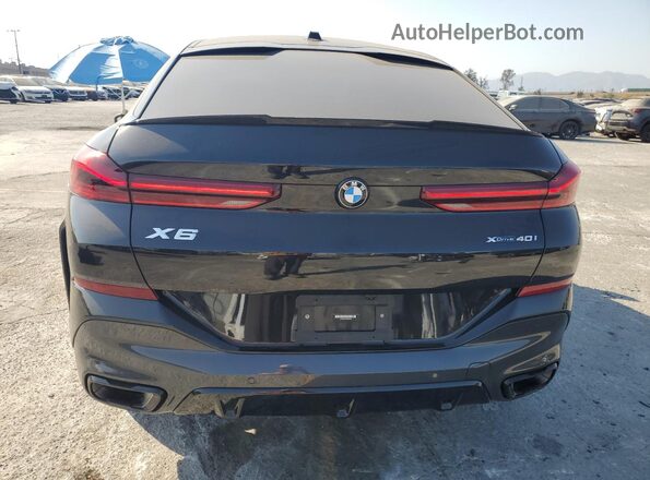 5UX33EX01R9S62253 2024 BMW X6 Черный Вид сзади