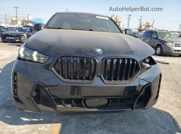 5UX33EX01R9S62253 2024 BMW X6 Черный Вид спереди