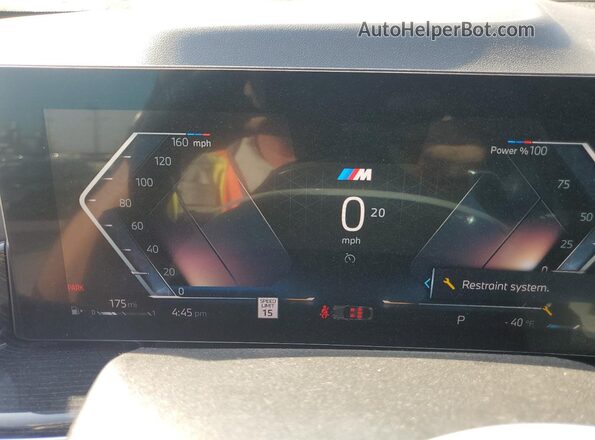 5UX33EX01R9S62253 2024 BMW X6 Черный Вид щитка приборов