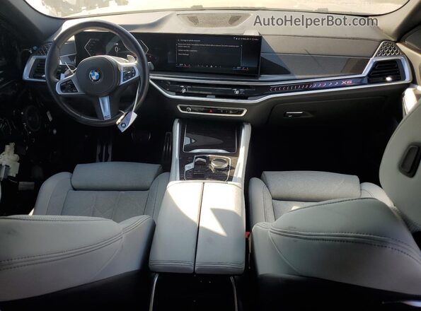 5UX33EX01R9S62253 2024 BMW X6 Черный Вид панели приборов