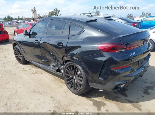 5UX33EX02S9X27273 2025 BMW X6 Черный Задняя левая четверть